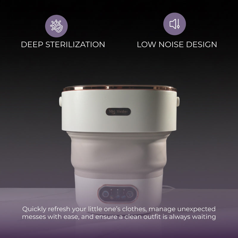 Foldable Washing Machine – Perfect for Baby Clothes